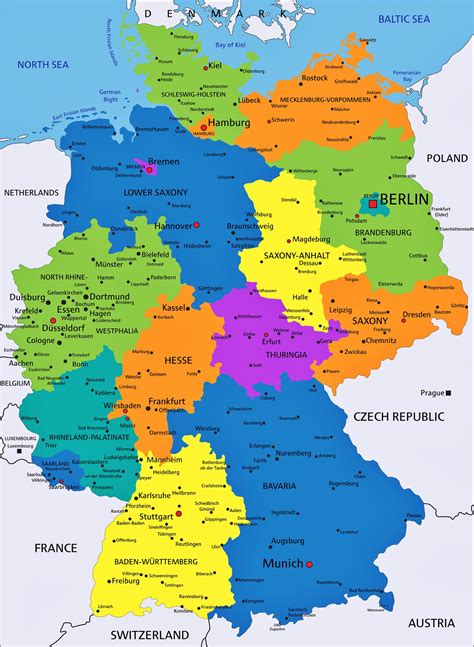 Almanya bayern haritası